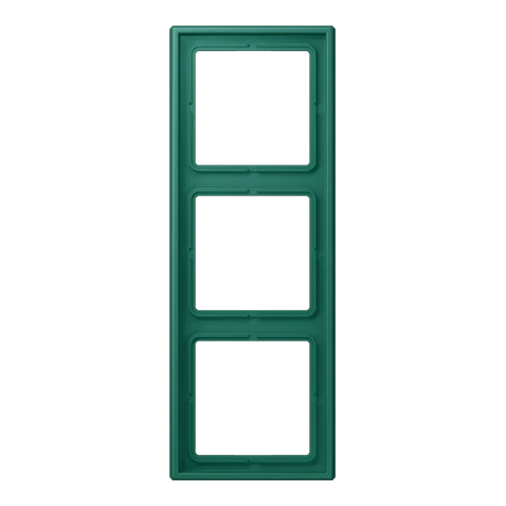 Frame 3-gang, vert anglais (32040)