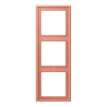 Frame 3-gang, l’ocre rouge moyen (32111)