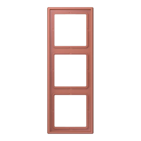 Frame 3-gang, terre sienne brique (32121)