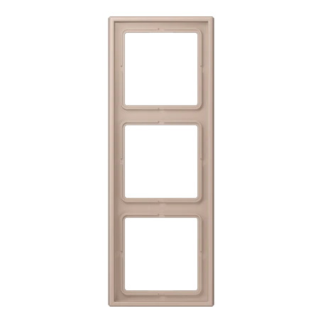 Frame 3-gang, ombre brûlée claire (32131)