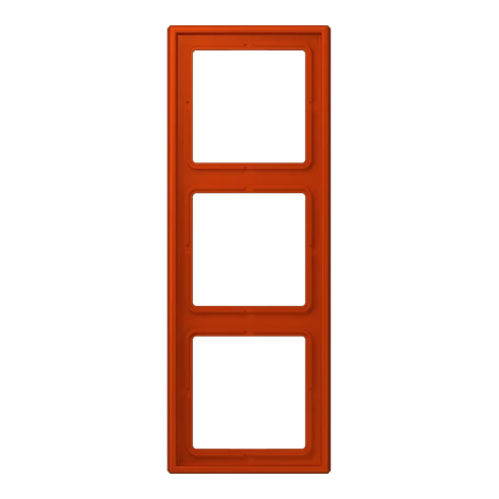 Frame 3-gang, rouge vermillon 59 (4320A)