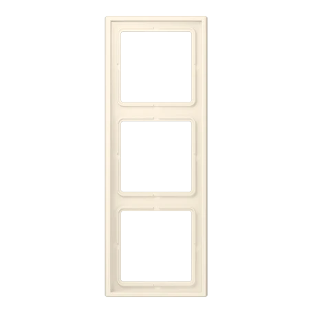 Frame 3-gang, blanc ivoire (4320B)