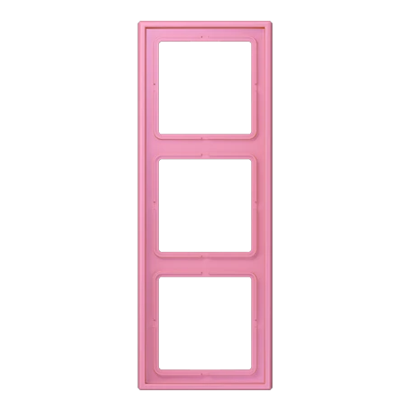 Frame 3-gang, rose vif (4320C)