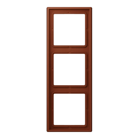 Frame 3-gang, terre sienne brûlée 59 (4320D)