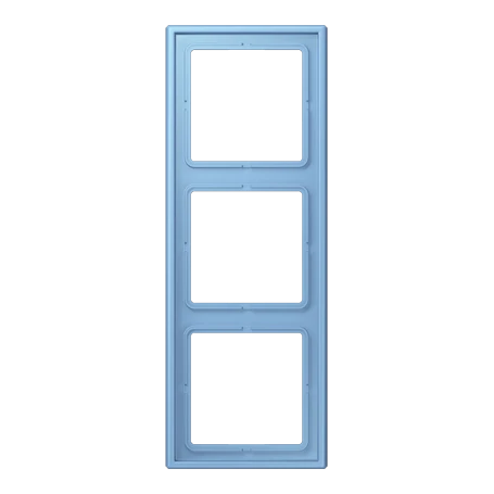 Frame 3-gang, bleu céruléen 59 (4320N)