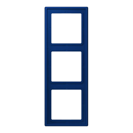 Frame 3-gang, bleu outremer foncé (4320T)