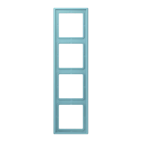 Frame 4-gang, céruléen moyen (32032)