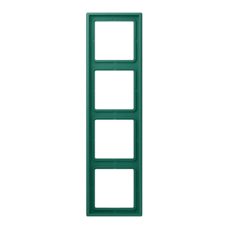 Frame 4-gang, vert anglais (32040)