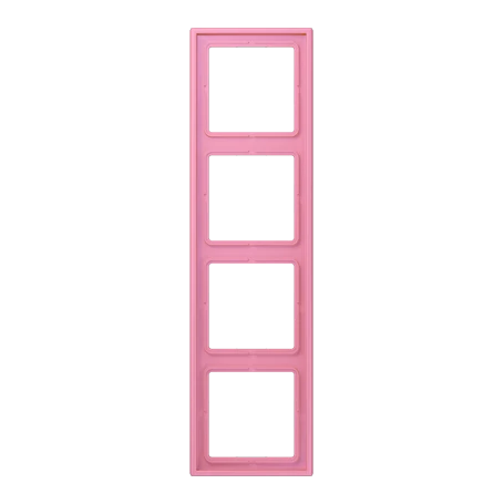 Frame 4-gang, rose vif (4320C)