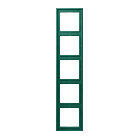 Frame 5-gang, vert anglais (32040)
