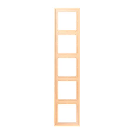 Frame 5-gang, ocre (32060)