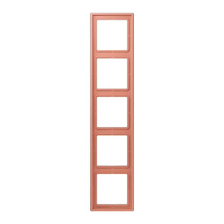 Frame 5-gang, l’ocre rouge moyen (32111)