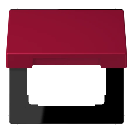 Klapdeksel (met terugstelveer), rouge carmin (32100)