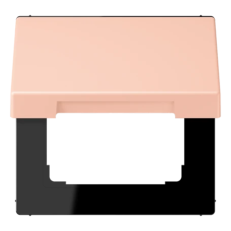 Klapdeksel (met terugstelveer), l’ocre rouge clair (32112)