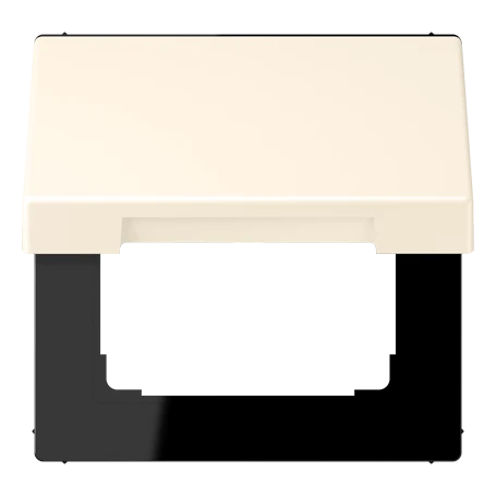 Klapdeksel (met terugstelveer), blanc ivoire (4320B)