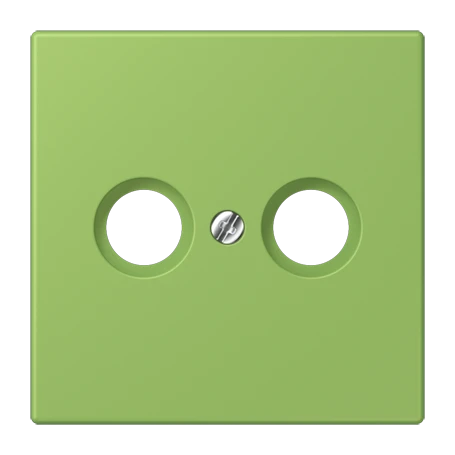 Centre plate 1-gang, for antenna outlet sockets, vert 31 (32051)