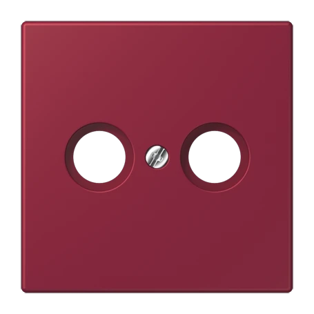 Centre plate 1-gang, for antenna outlet sockets, le rubis (4320M)