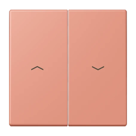 Rocker, with arrow symbols, l’ocre rouge moyen (32111)