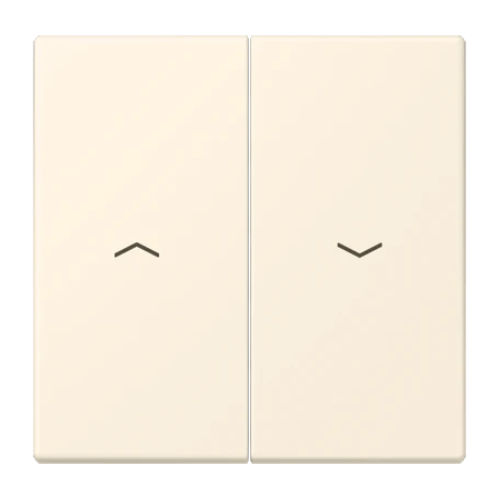 Rocker, with arrow symbols, blanc ivoire (4320B)