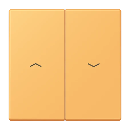 Rocker, with arrow symbols, ocre jaune clair (4320L)