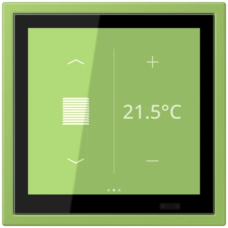 KNX room controller LS TOUCH with frame LS ZERO, Secure, vert 31 (32051)