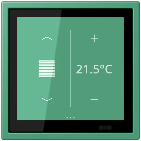 KNX room controller LS TOUCH with frame LS ZERO, Secure, vert 59 (4320G)