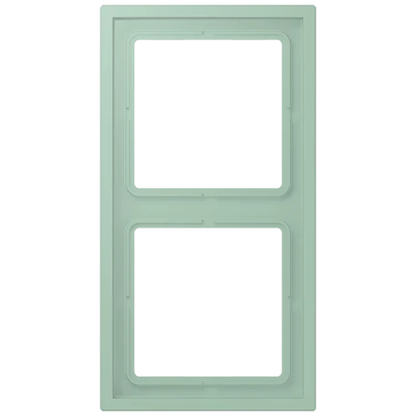 Frame 2-gang, vert anglais clair (32041)