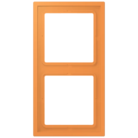 Frame 2-gang, orange clair (32081)
