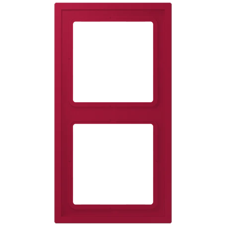 Frame 2-gang, rouge carmin (32100)