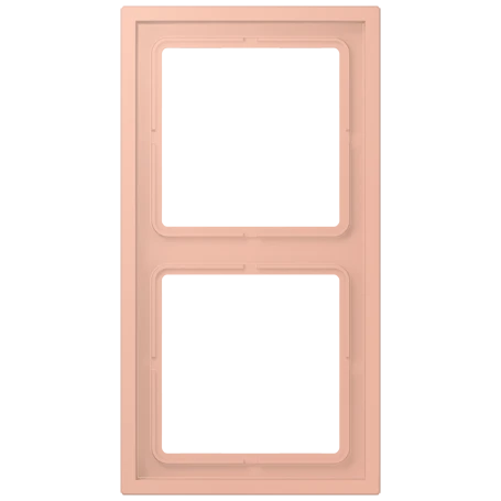 Frame 2-gang, rose clair (32102)