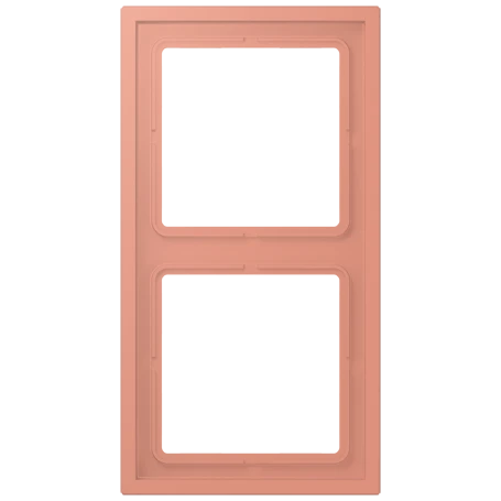 Frame 2-gang, l’ocre rouge moyen (32111)