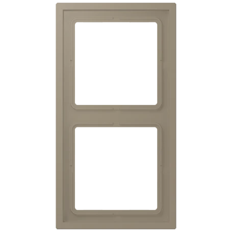Frame 2-gang, ombre naturelle moyenne (32141)
