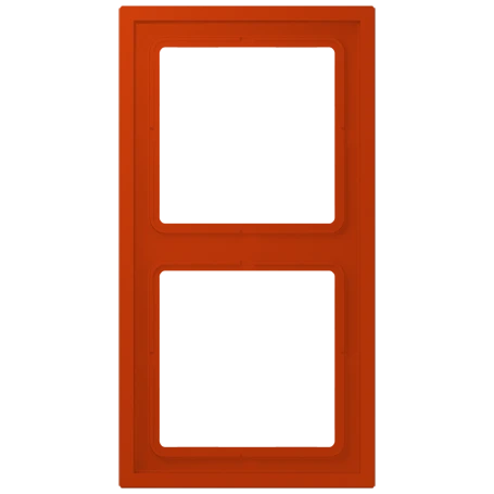 Frame 2-gang, rouge vermillon 59 (4320A)