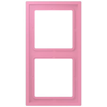 Frame 2-gang, rose vif (4320C)
