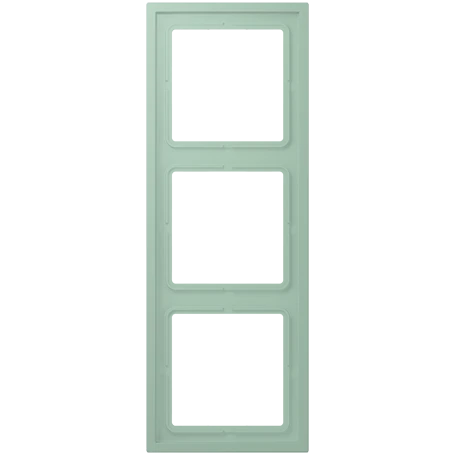 Frame 3-gang, vert anglais clair (32041)