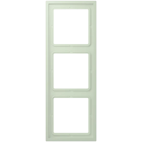 Frame 3-gang, vert anglais pâle (32042)