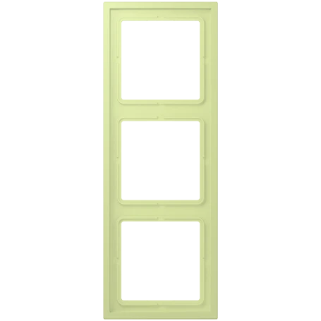 Frame 3-gang, vert jaune clair (32053)