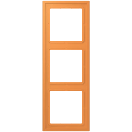Frame 3-gang, orange clair (32081)