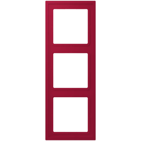 Frame 3-gang, rouge carmin (32100)