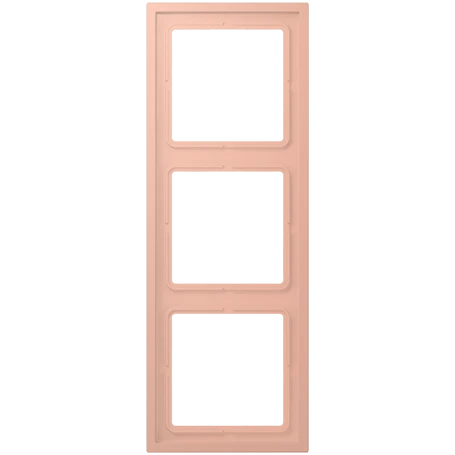Frame 3-gang, rose clair (32102)