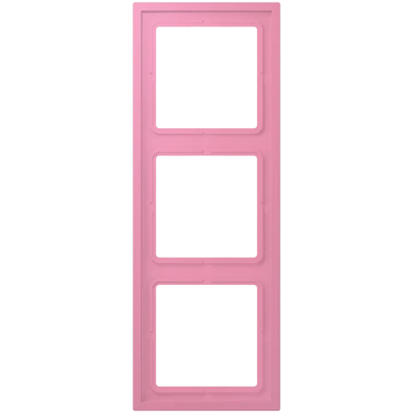 Frame 3-gang, rose vif (4320C)