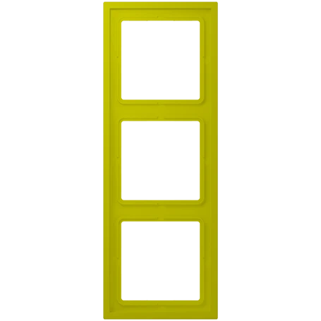 Frame 3-gang, vert olive vif (4320F)