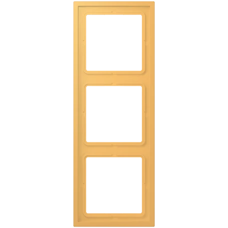 Frame 3-gang, ocre jaune clair (4320L)