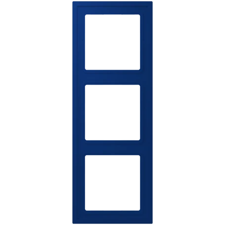 Frame 3-gang, bleu outremer foncé (4320T)