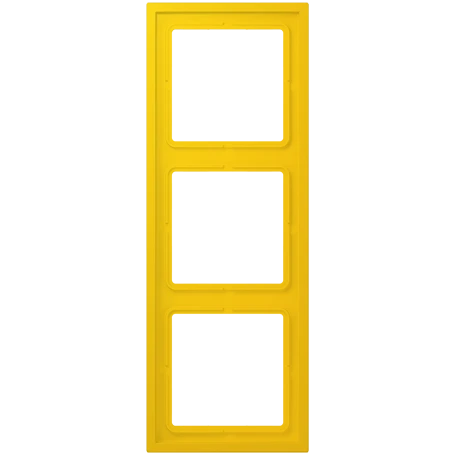 Placca 3 moduli, le jaune vif (4320W)