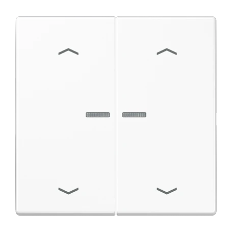 Rocker 2-gang, F10, white