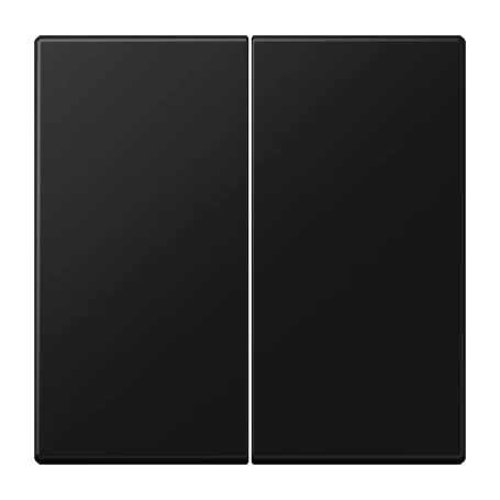 Wippe 2fach, F10, graphitschwarz matt