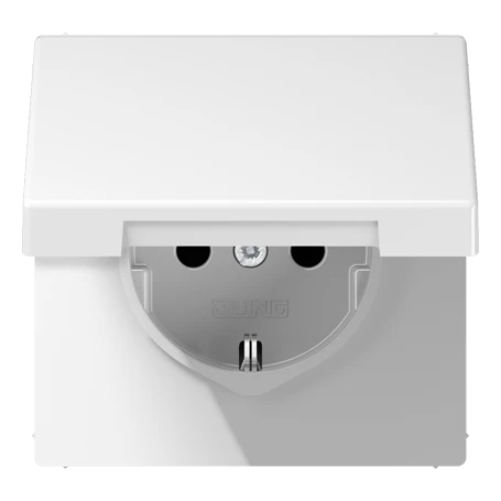 Enchufe SCHUKO®, Safety Plus, termoplástico, blanco alpino