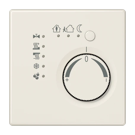 KNX Stetigregler, mit integrierter Tasterschnittstelle 4fach, weiß (ivory)