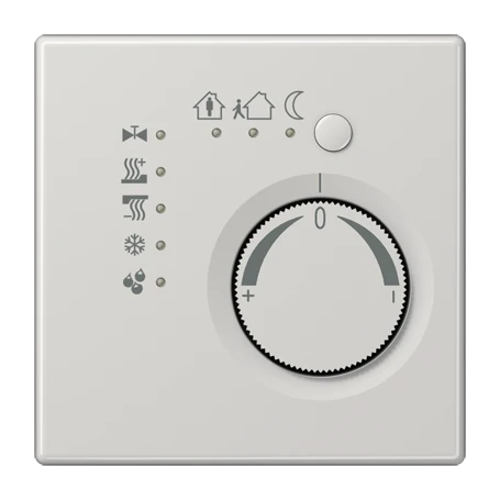 KNX Stetigregler, mit integrierter Tasterschnittstelle 4fach, lichtgrau